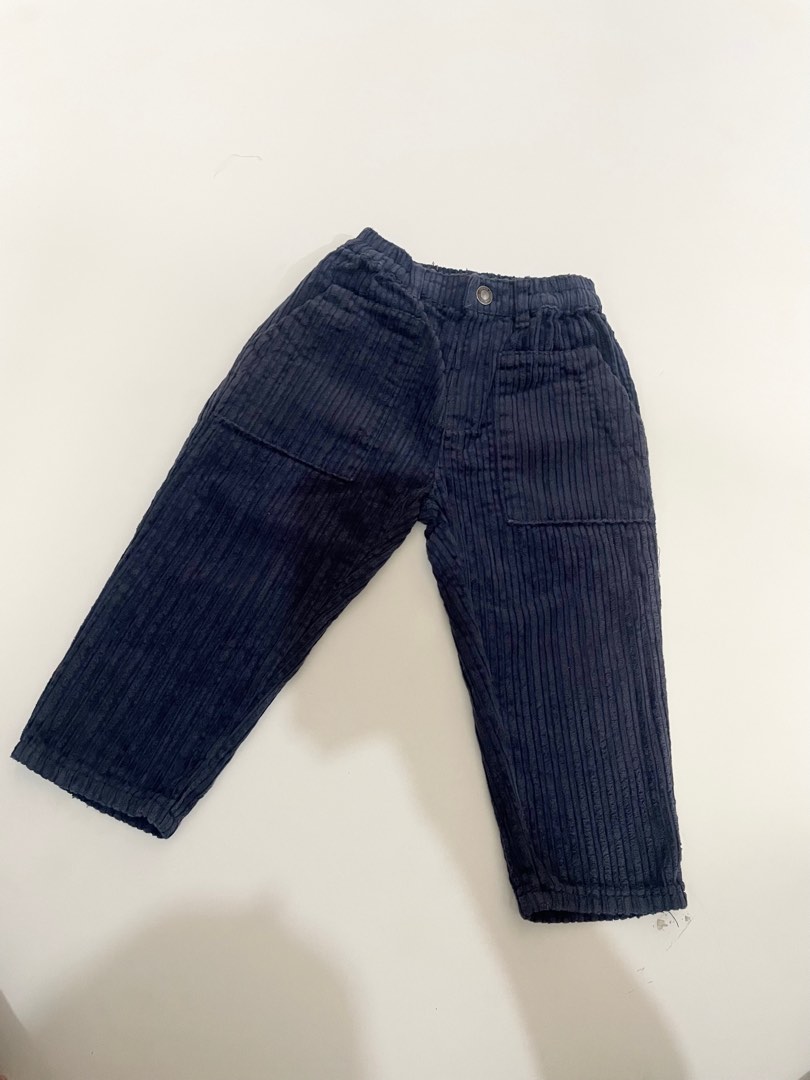 Zara Baby Corduroy Pants, Bayi & Anak, Baju Anak Lakilaki, 1 hingga 3 tahun di Carousell