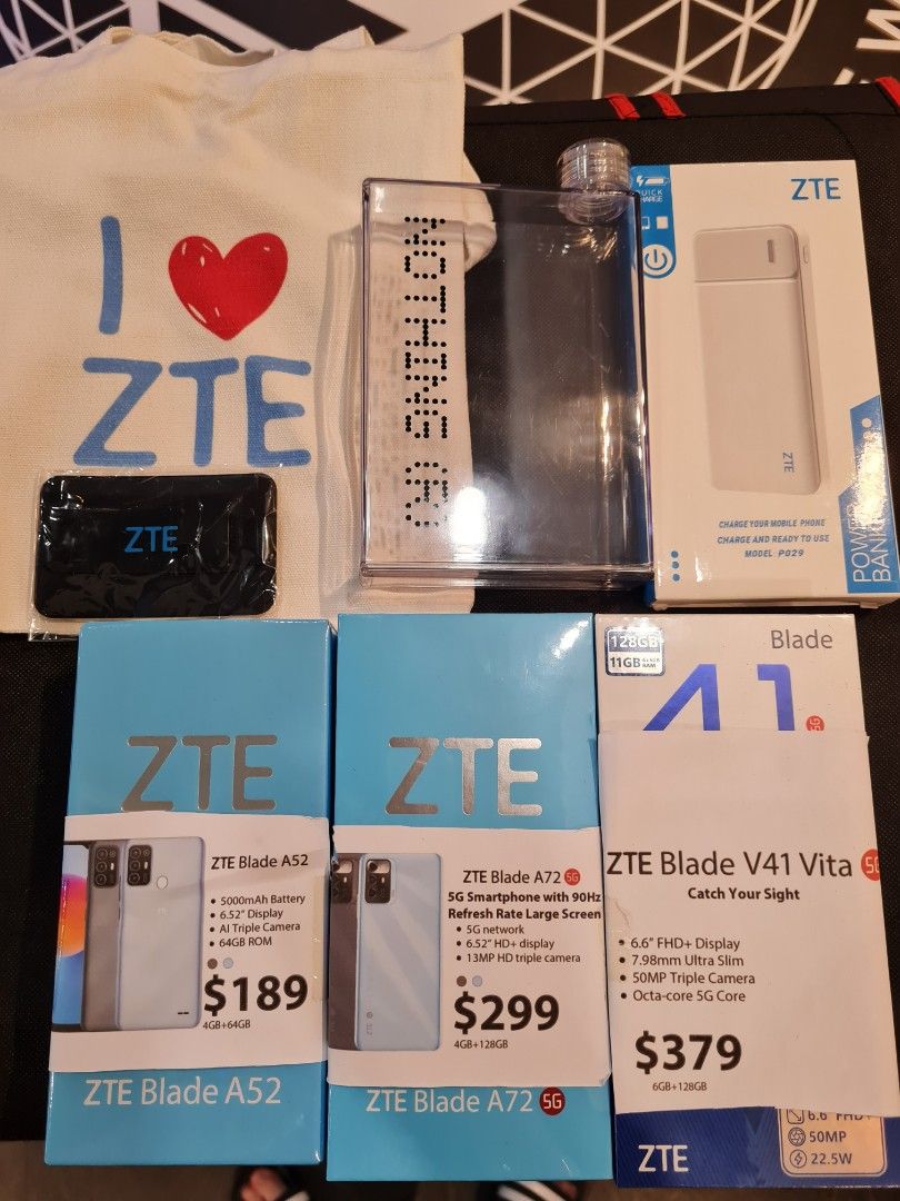 ZTE BLADE A52 come with freebies, Mobile Phones & Gadgets, Mobile ...