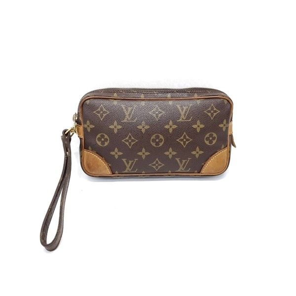 100% Authentic Louis Vuitton Marly Dragonne PM Clutch, Luxury