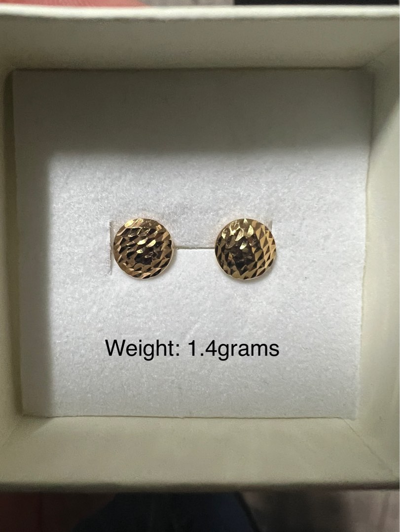 Gold earrings price with weight online
