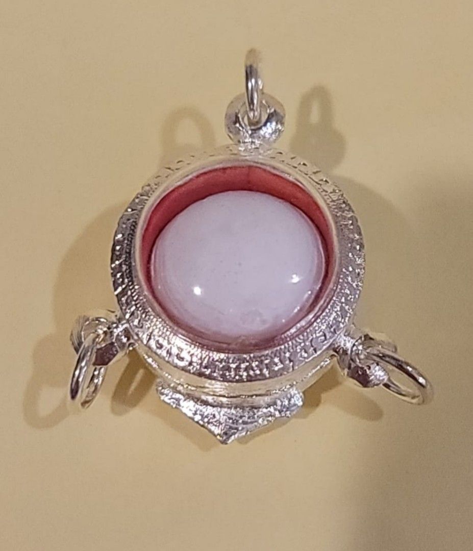 20mm ball/Real Arahant relic stone egg pendant/佛母金刚舍利石