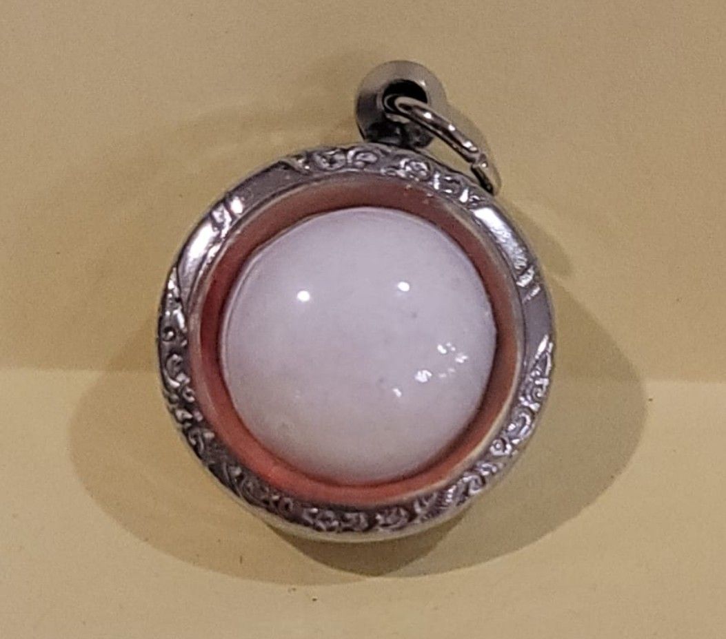 20mm Rounded Real Arahant relic stone egg pendant/佛母金刚舍利石