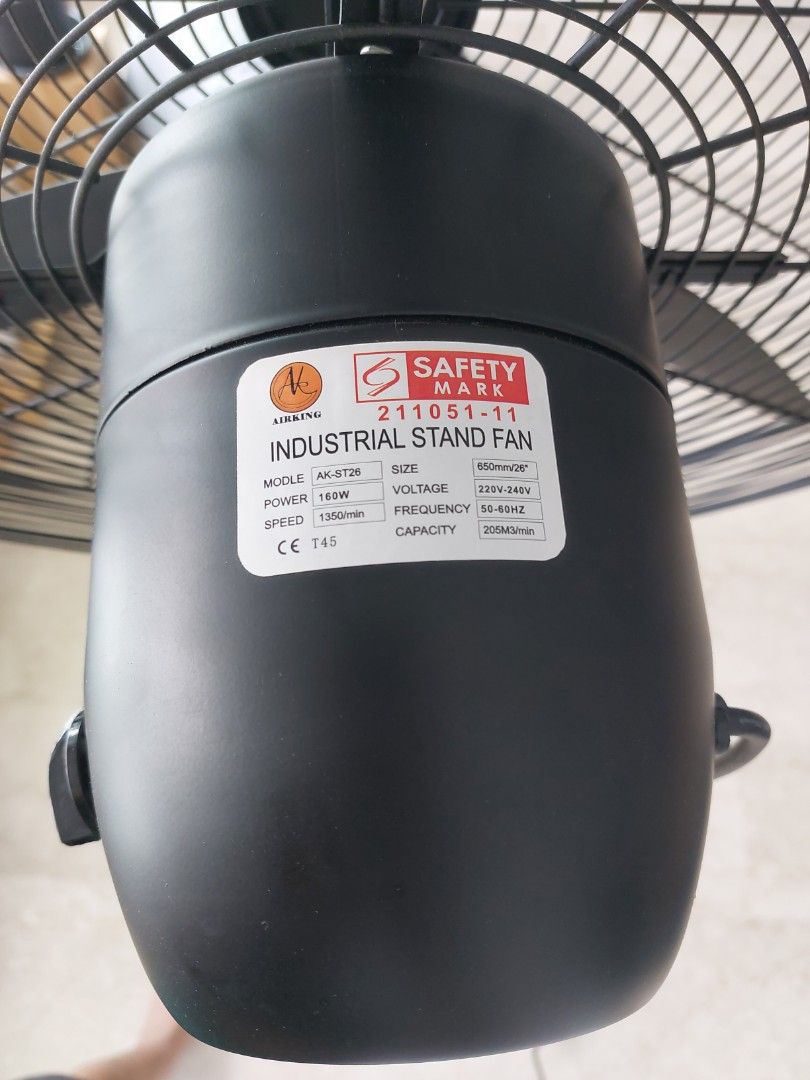 26" industrial fan, TV & Home Appliances, Other Home Appliances on ...