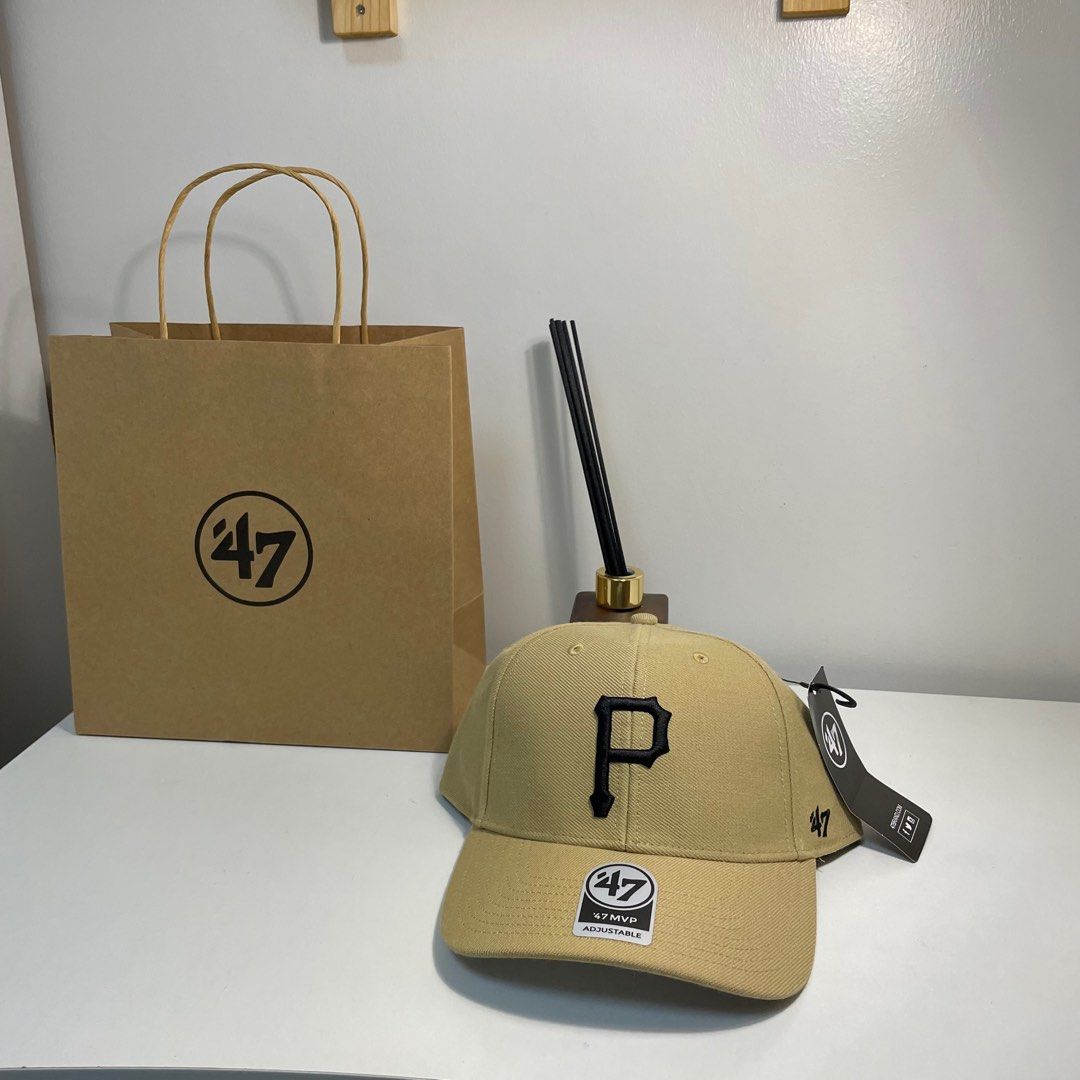 Pittsburgh Pirates ´47 Brand Hat Clean Strap Adjustable Black Gold