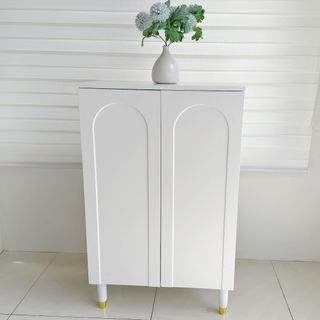 60cm all white modern small dinnerware shoe console cabinet table furniture
[item name: 𝘈𝘭𝘪𝘤𝘦 𝘊𝘰𝘯𝘴𝘰𝘭𝘦]