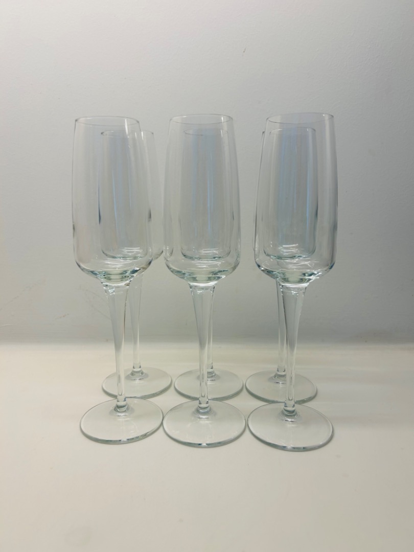 6 IKEA Champagne flutes, Furniture & Home Living, Kitchenware