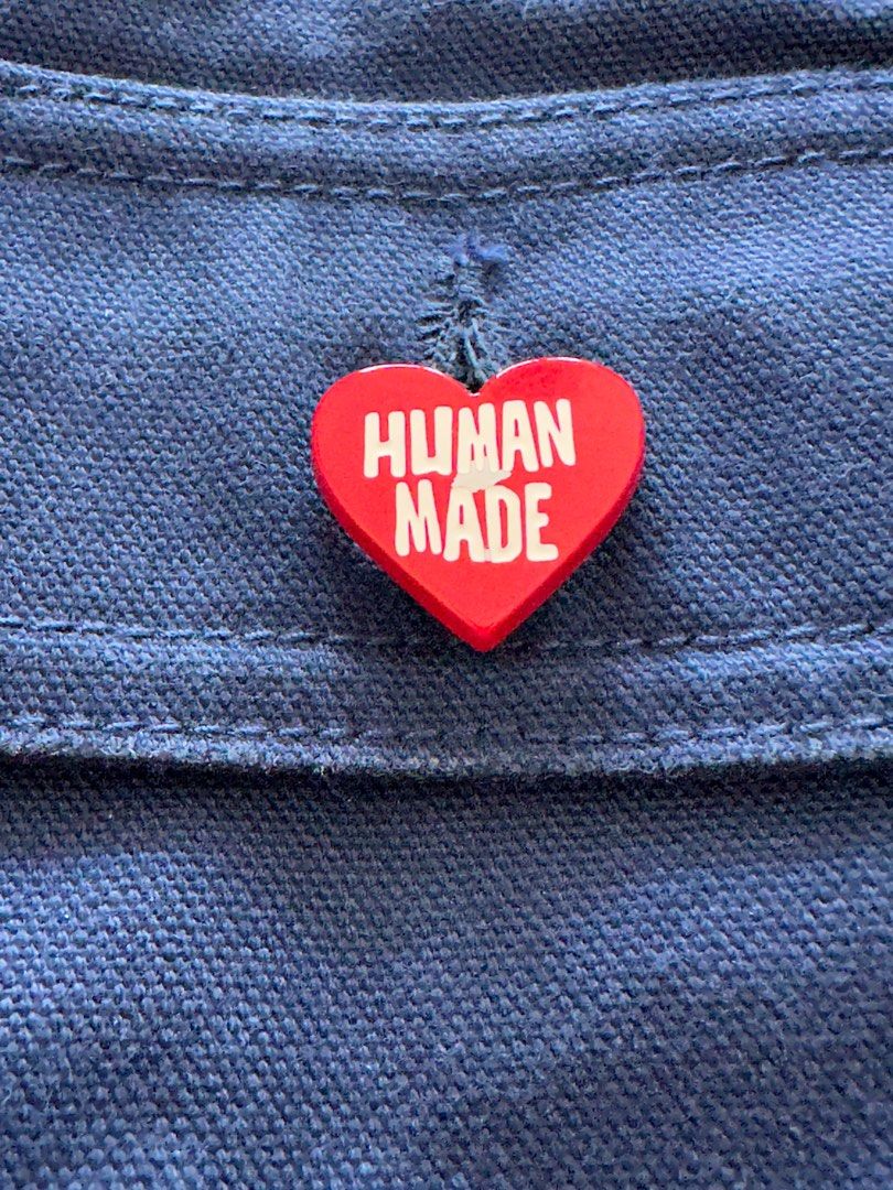 95%new> Human made Work Jacket Navy Size M Made In Japan, 男裝