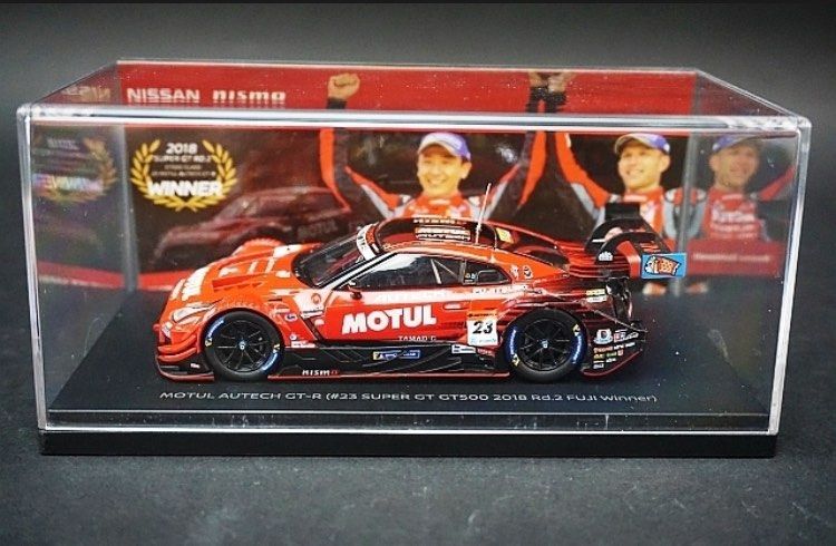 EBBRO 日本本土限定のGT-R 玩具車- MOTUL AUTECH GT-R (#23 SUPER GT