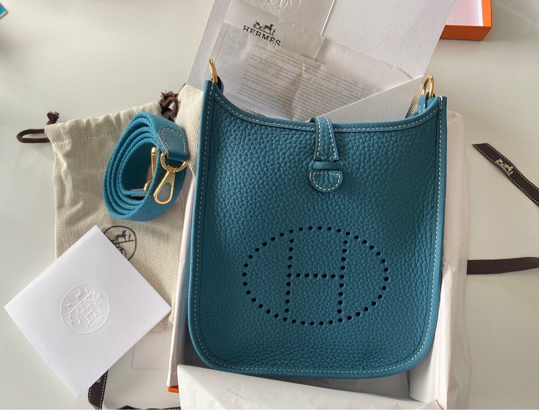 Hermes evelyne 2025 blue jean