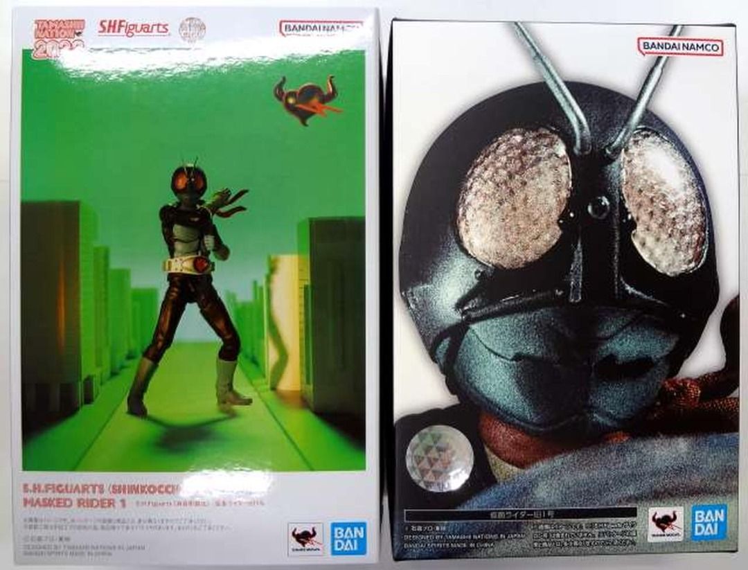 己開日版SHF （真骨彫製法） 幪面超人舊1號仮面ライダー旧1号MASKED