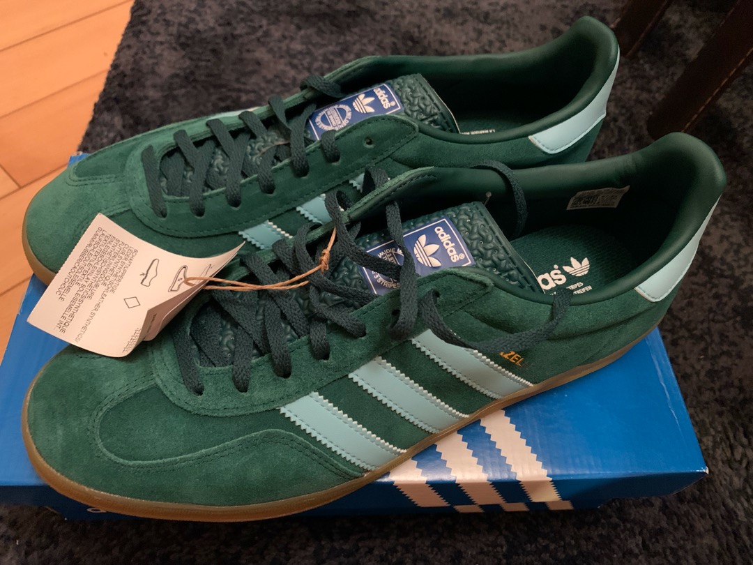 Adidas Gazelle indoor collegiate green US11 UK10.5 Gucci Gazelle