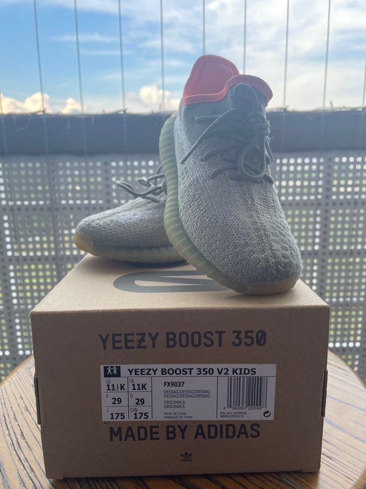 Adidas yeezy boost 350 kids Grey sales