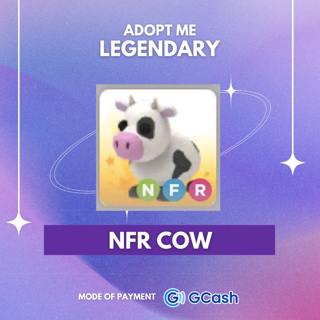 Adopt Me NFR Cow, Hobbies & Toys, Toys & Games on Carousell