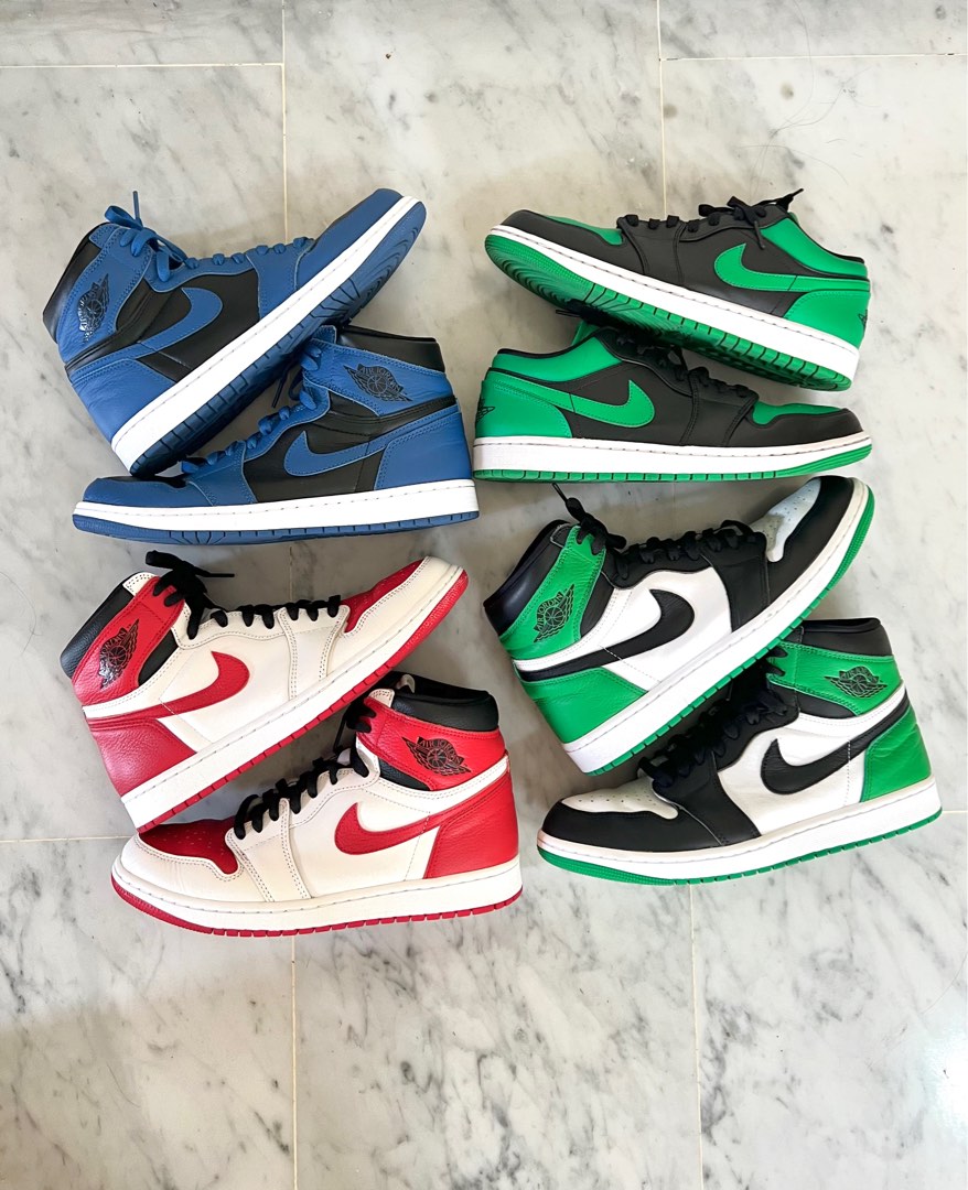 Air Jordan 1 all us9.5 Men s Fashion Footwear Sneakers on Carousell