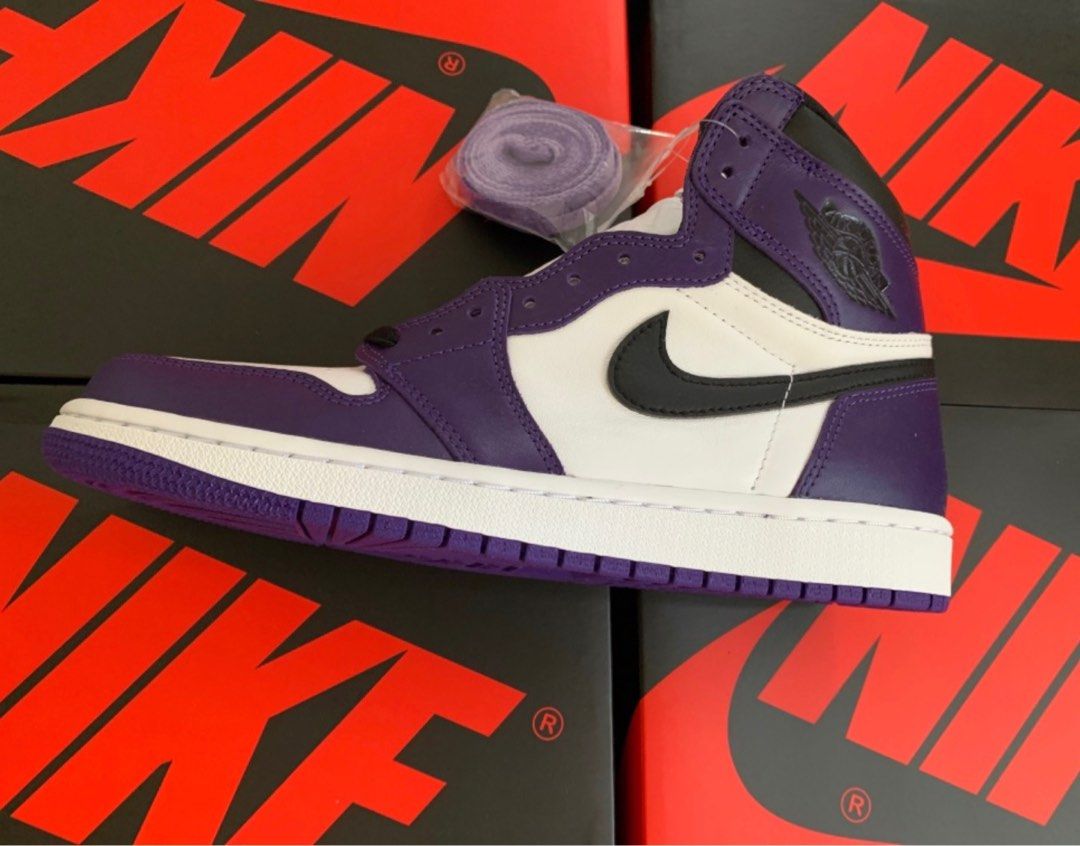 Purple on sale jumpman jordans