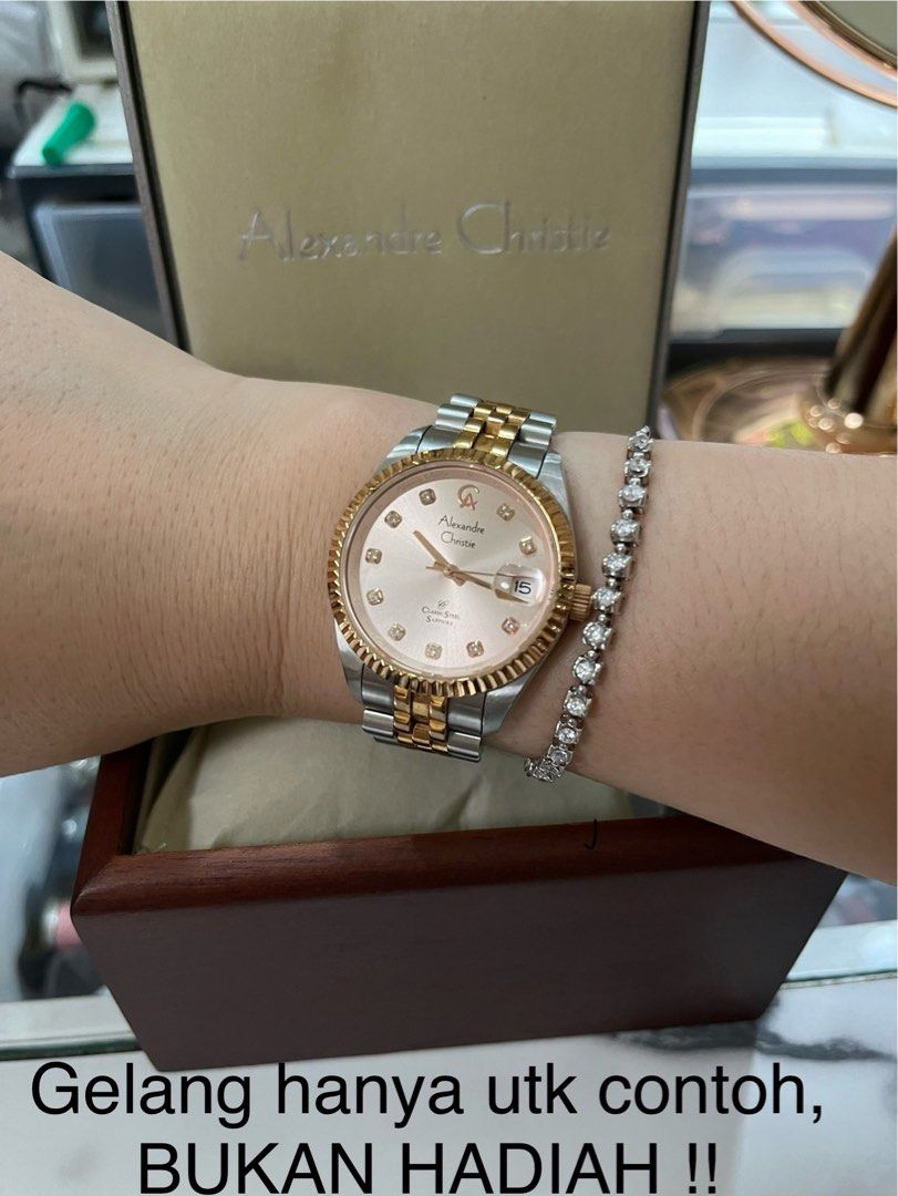 Alexandre christie classic steel rose gold 2025