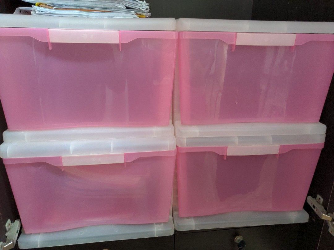 Algo large jumbo plastic storage drawers, Furniture & Home Living, Home