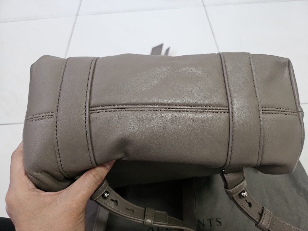 Allsaints fin convertible leather backpack online