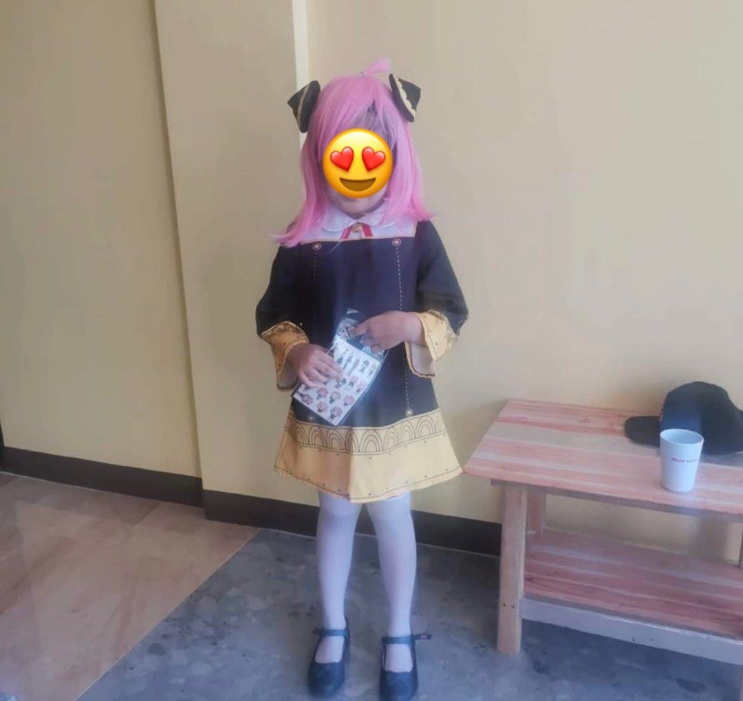 Kids Children Anya Cosplay Costume Outfits Halloween Carnival Party Suit