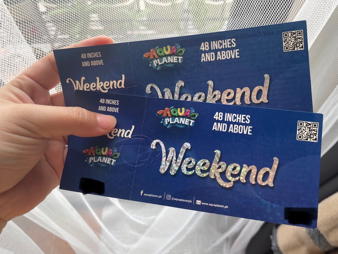 AQUA PLANET Weekend Pass (2 Available), Tickets & Vouchers, Local ...