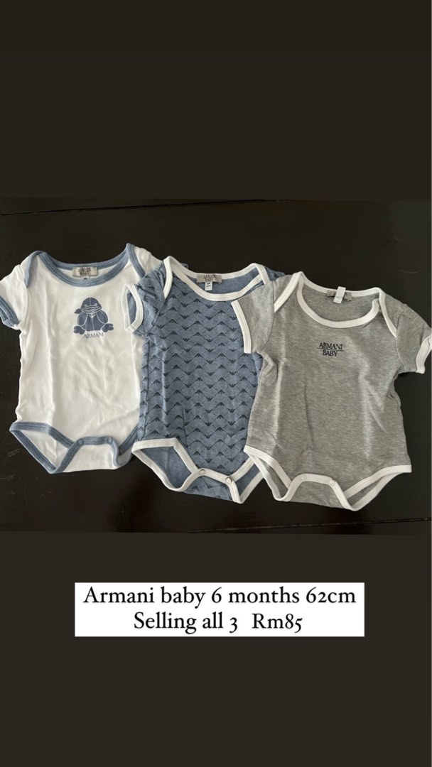 Armani sale baby bodysuit