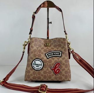 COACH®  Gallery Tote In Signature Canvas With Bee Print