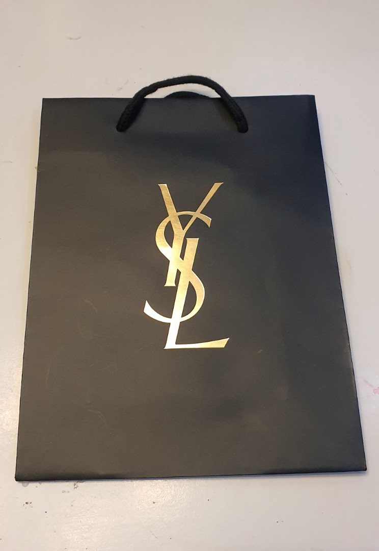 Authentic ysl paperbag, Luxury, Bags & Wallets on Carousell