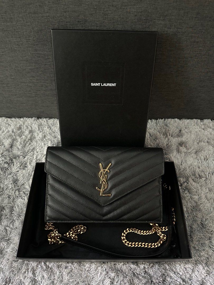 Ysl wallet on chain 7.5 hotsell