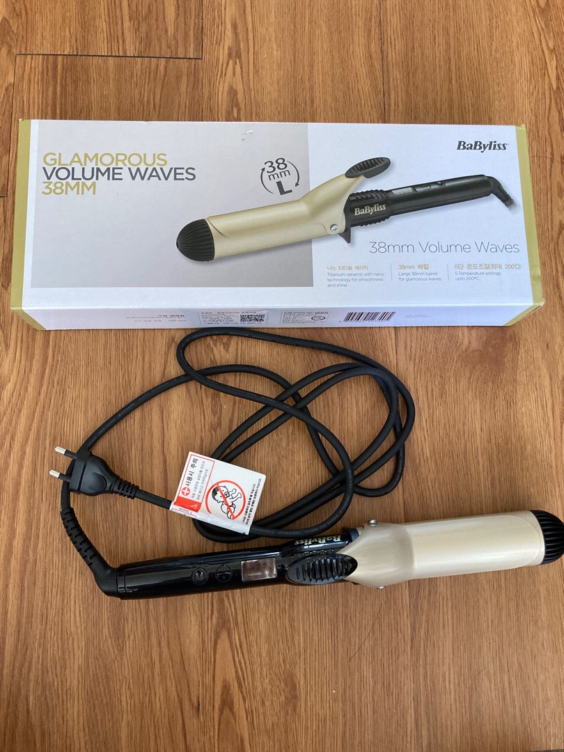 Babyliss hair curler 38mm store