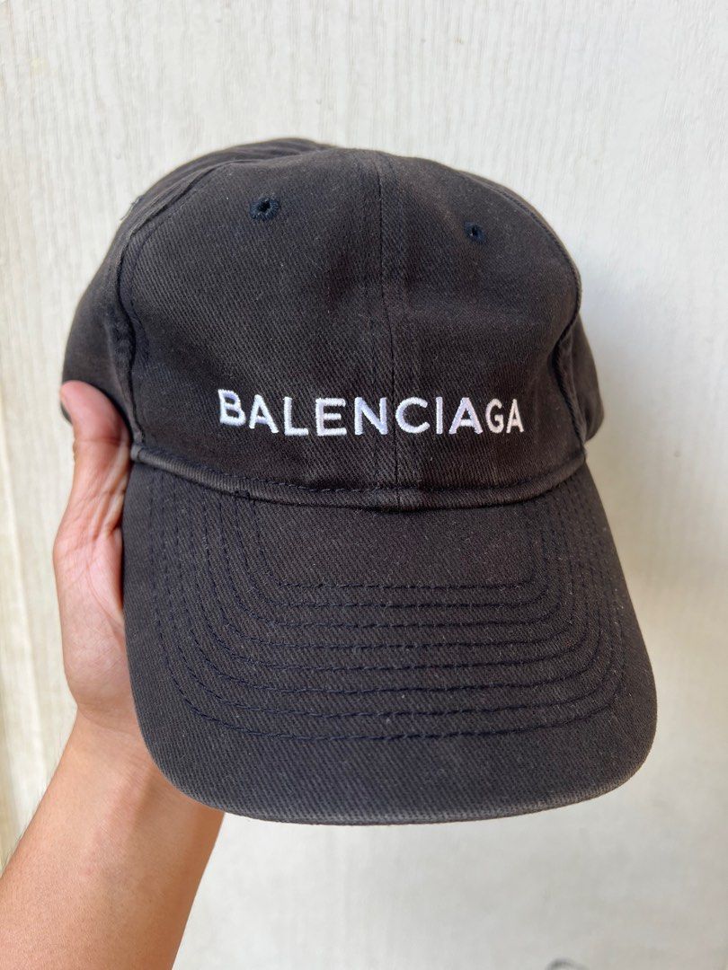 商品を編集 BALENCIAGA バレンシアガ キャップ 帽子 ロゴ ブラック L59
