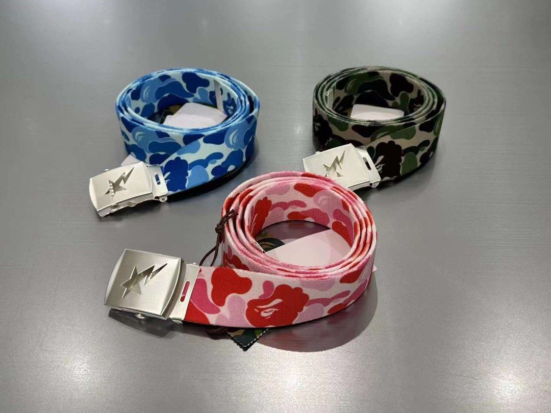 BAPE ABC CAMO STA GI BELT, Women's Fashion, Watches & Accessories