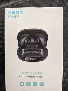 「電量顯示」夾式運動型藍芽耳機"Battery Display" Clip-on Sports Bluetooth Headphones