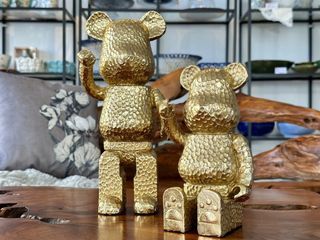 Bearbrick x Royal Selangor x BAPE Shark 400% Gold - US