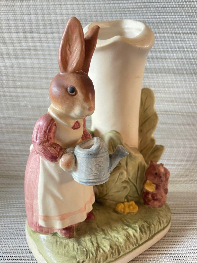 Peter Rabbit Vases Beatrix Potter Peter Rabbit Figurine Vase Decor, Furniture & Home ...