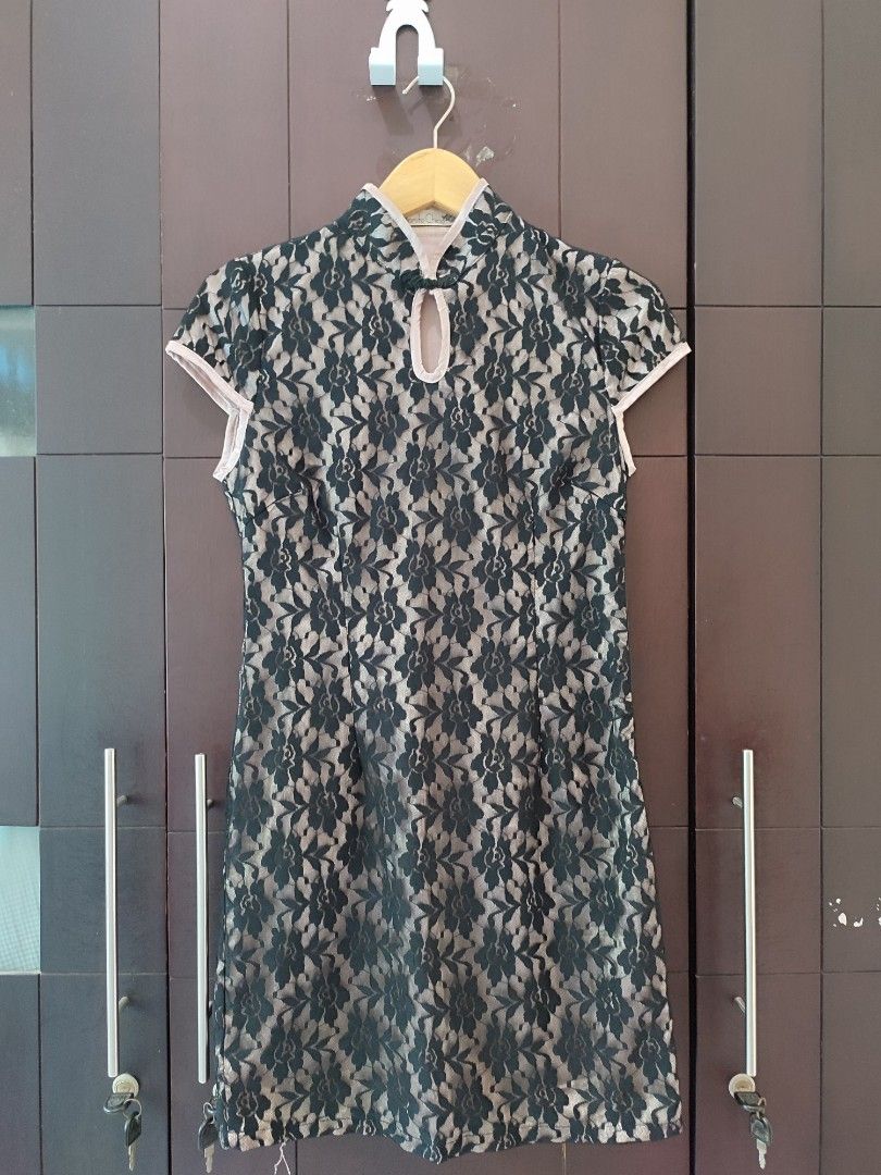 BELI 1 GRATIS 1 Dress cheongsam Fesyen Wanita Pakaian Wanita Gaun Rok di Carousell