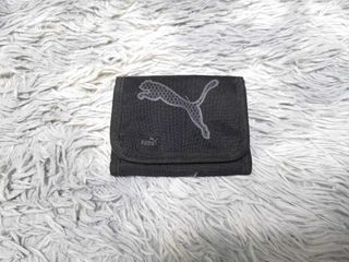 Black Canvas Velcro Wallet
