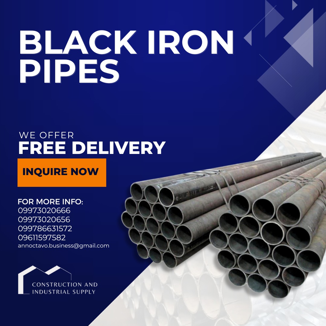 Black Iron Metal Pipe Plumbing Pipe Plumbing System Metal Pipe