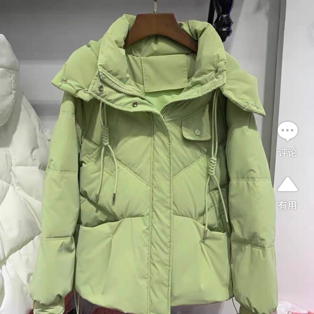 Bright green winter jacket Sale