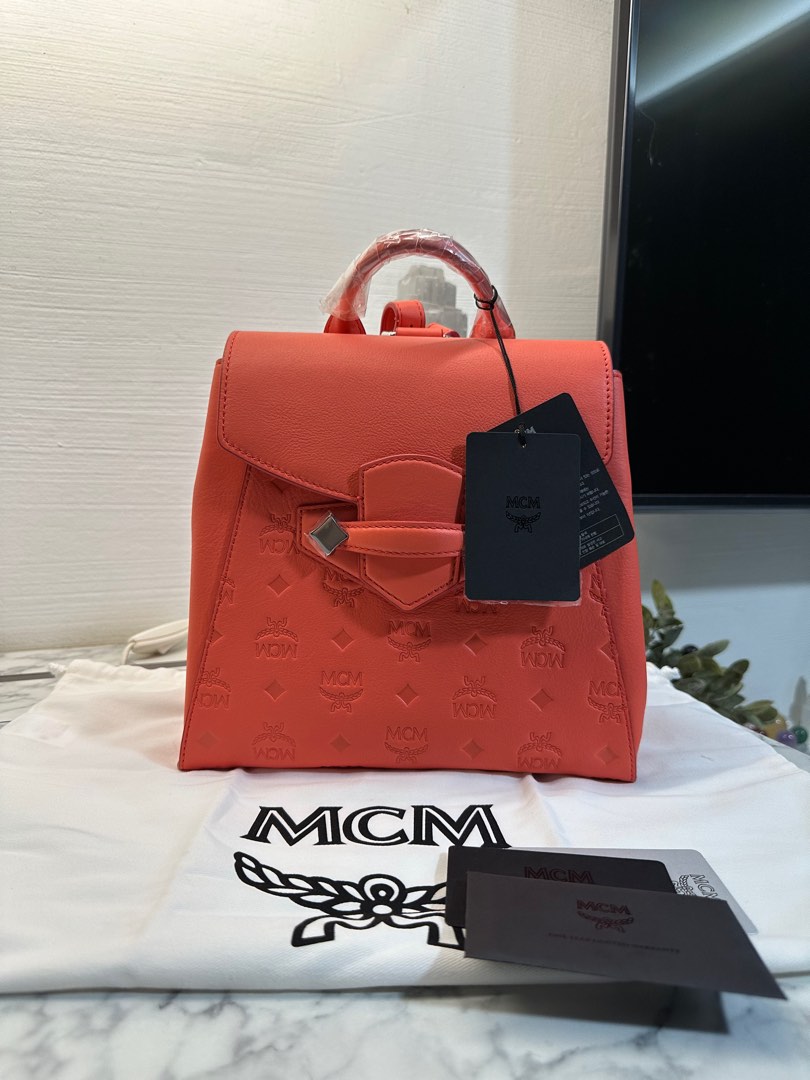 Mcm monogram hotsell backpack