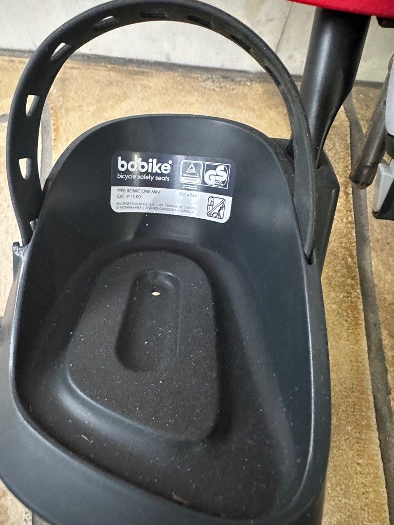 Bobike child seat for Brompton, Sports Equipment, Bicycles & Parts, Parts & Accessories on Carousell