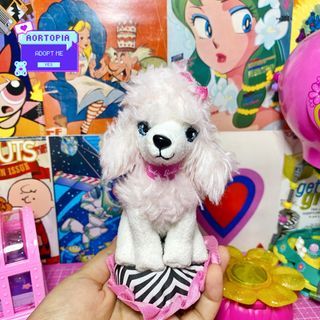 BONEKA VINTAGE POODLE ORIGINAL BARBIE MATTEL BARBIE PLUSH PET STUFFED DOG VERY RARE ITEM