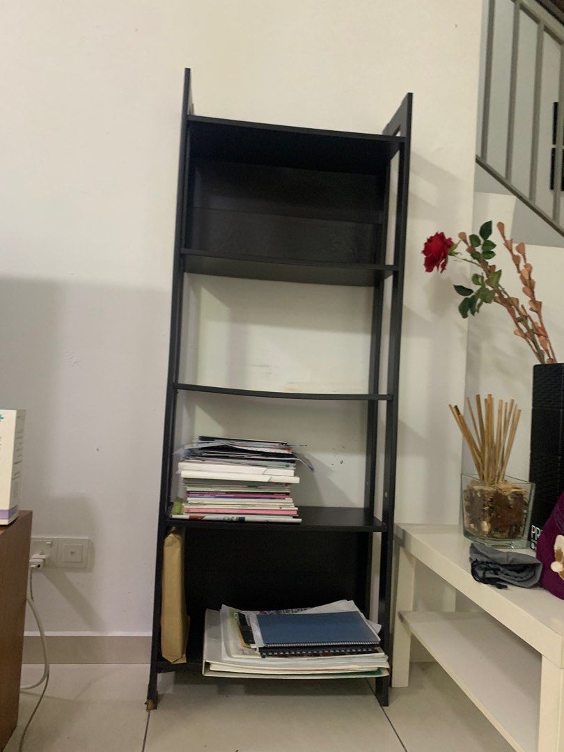 BOOK SHELVES BLACK, Furniture & Home Living, Furniture, Shelves