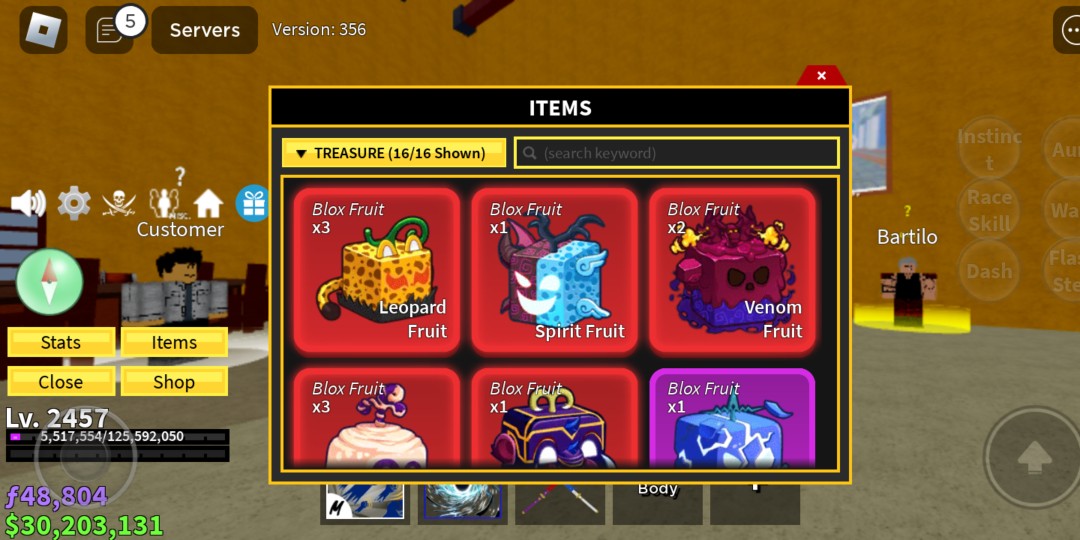 Trading any of these fruits for Dough/Dragon, Video Gaming, Video Games,  Others on Carousell