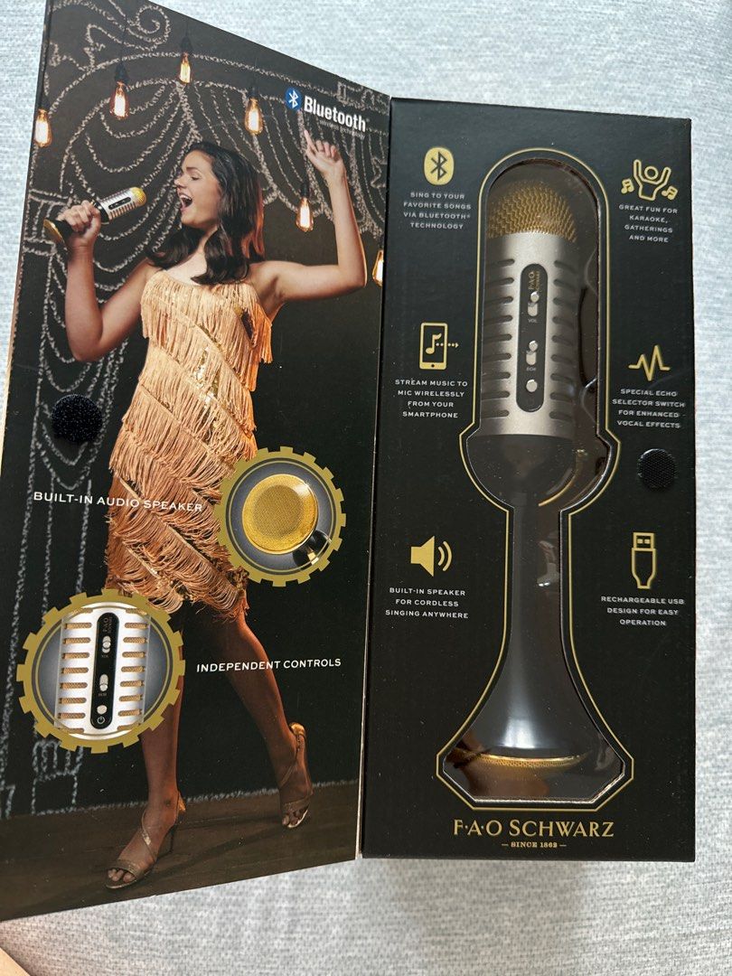 Fao schwarz bluetooth hotsell microphone
