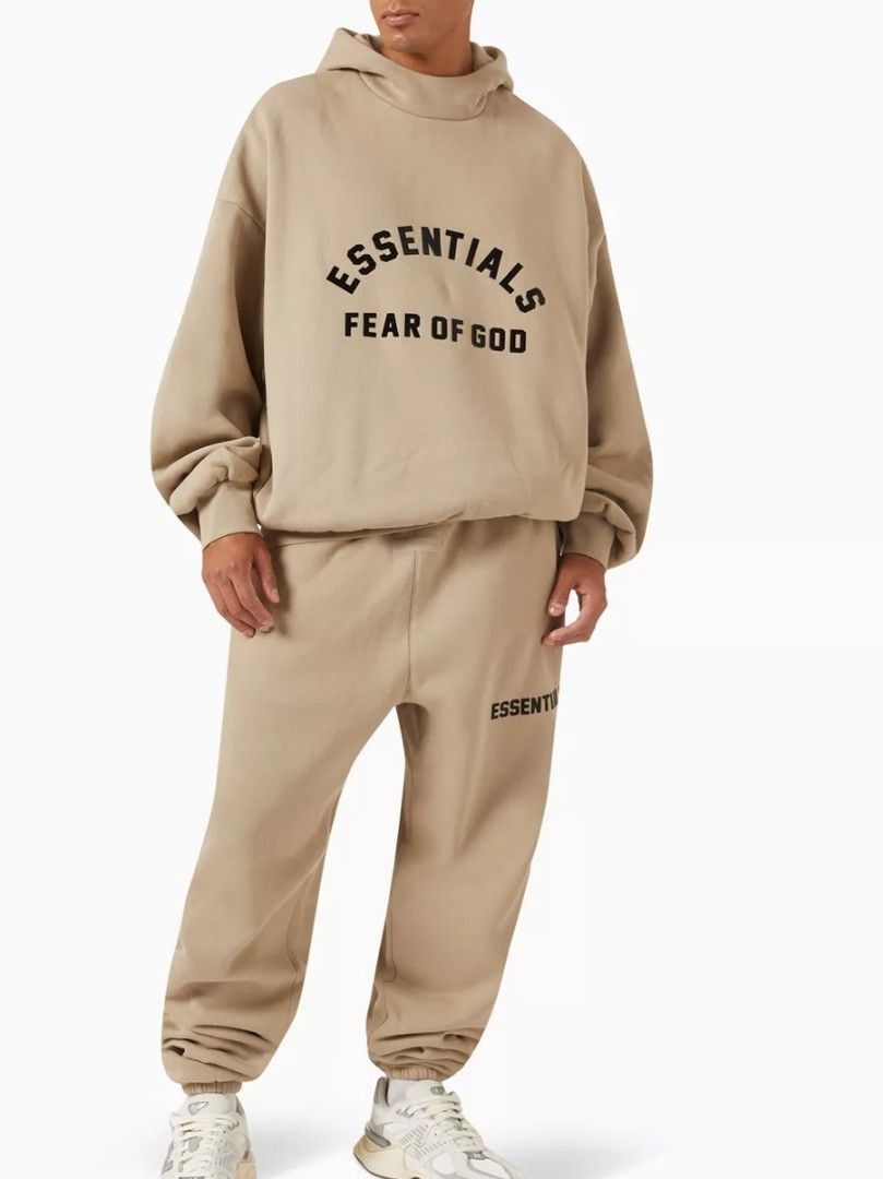 Brand New Fear of God Essentials Hoodie Core Dusty Beige SS23