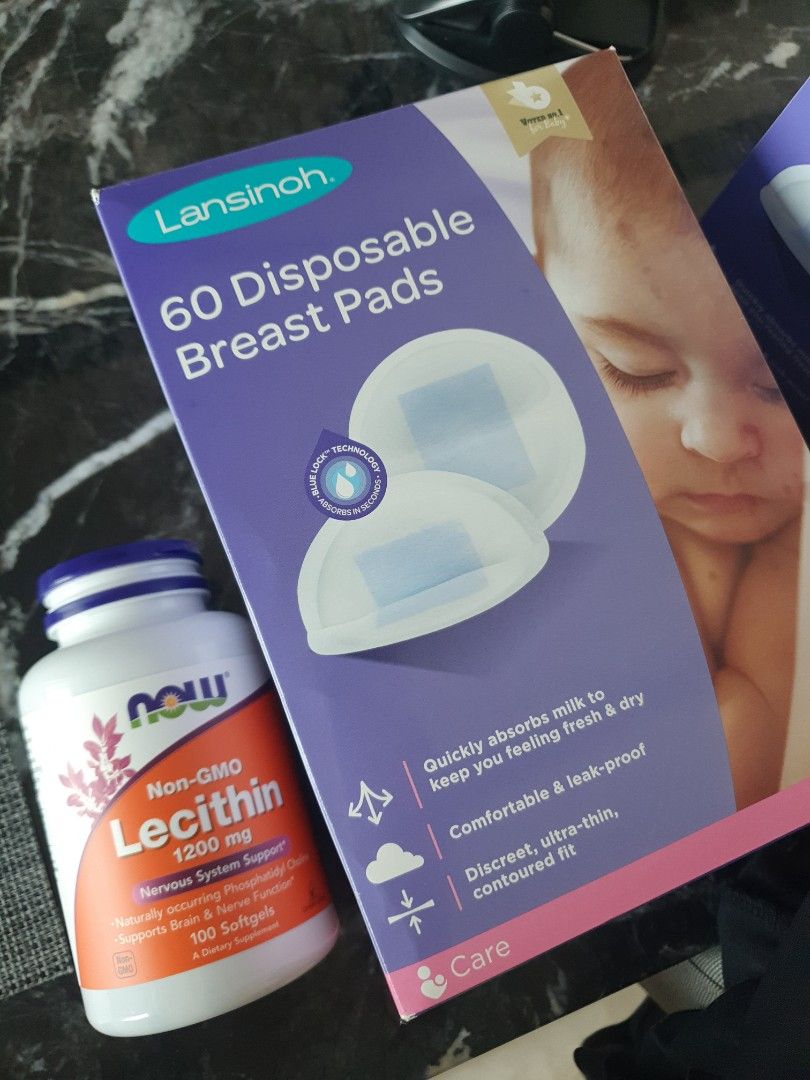 Breast pads & lecithin, Babies & Kids, Nursing & Feeding, Breastfeeding