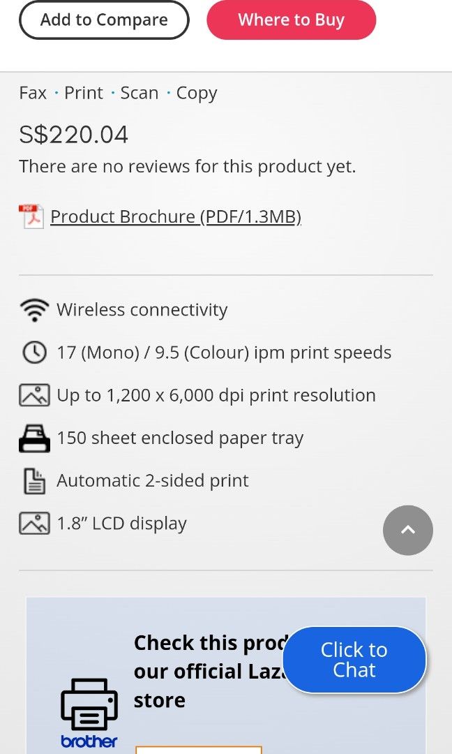 Brother Inkjet Printer MFC J1010 DW with full set of ink, Computers