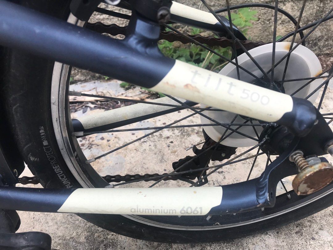 Btwin tilt best sale 500 aluminium 6061