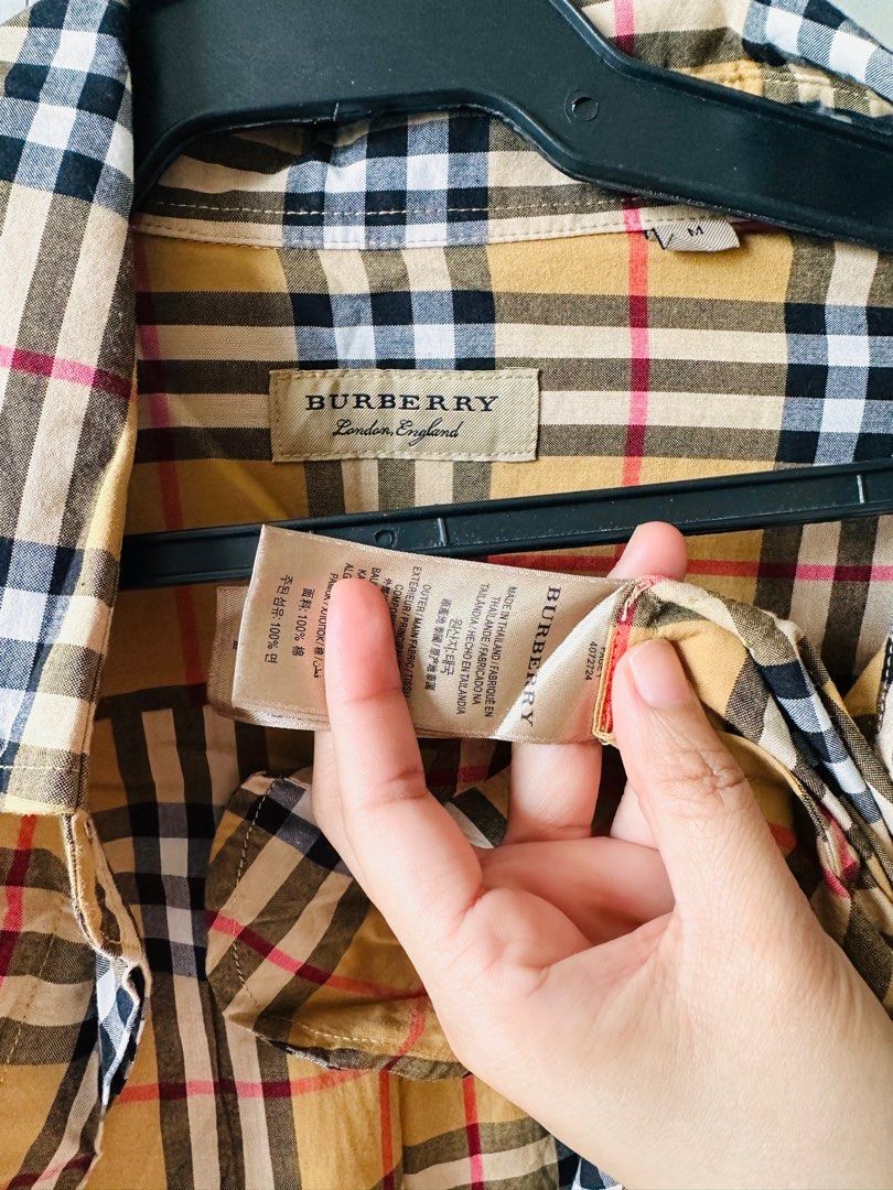 Burberry dress hot sale real