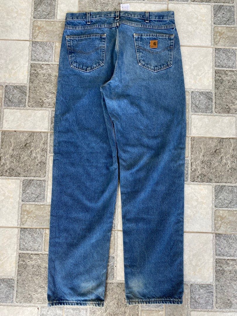 Carhartt B172DST Relaxed Fit Jean - Straight Leg / Flannel Lined